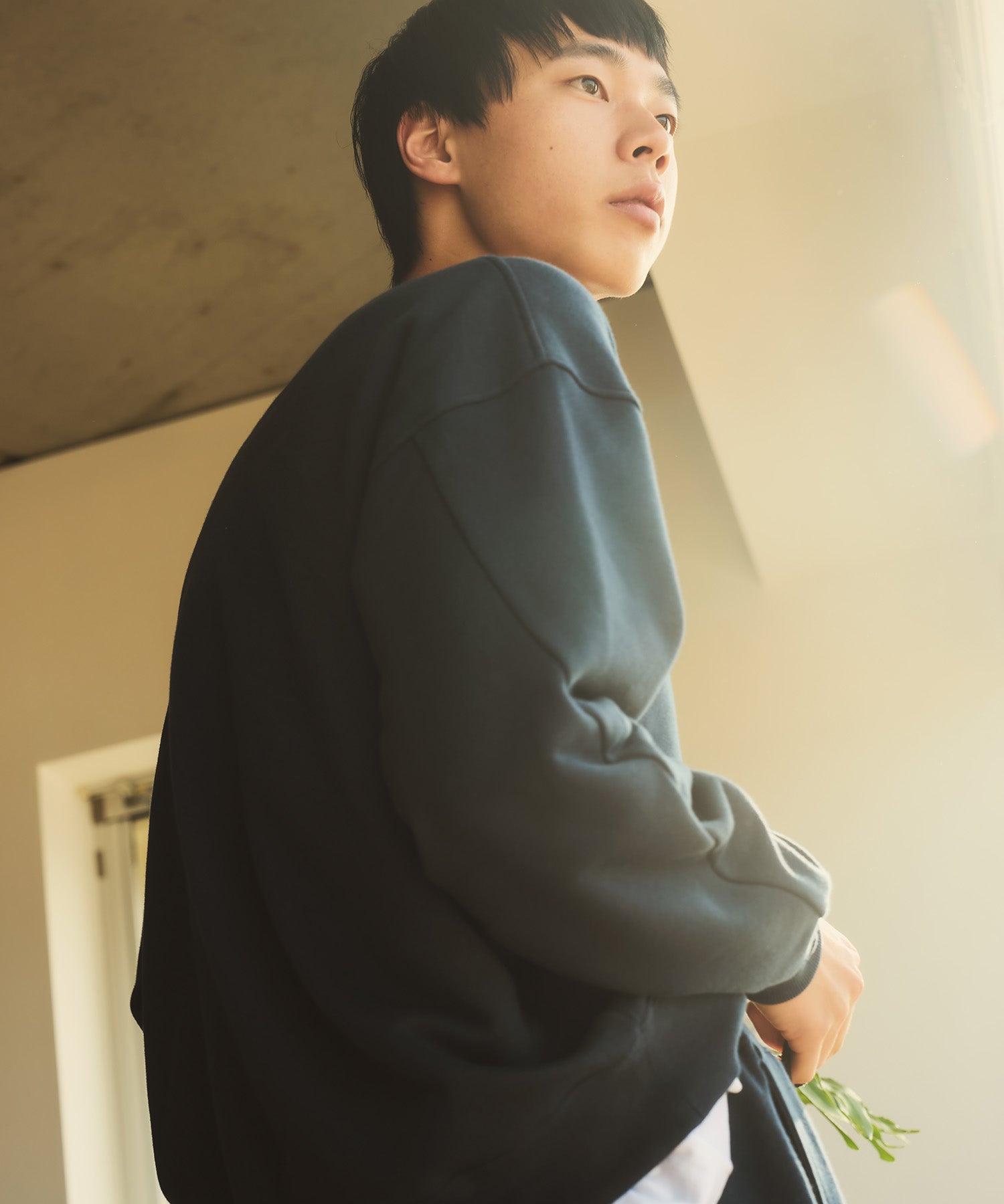 スウェット プルオーバー（ネイビー）