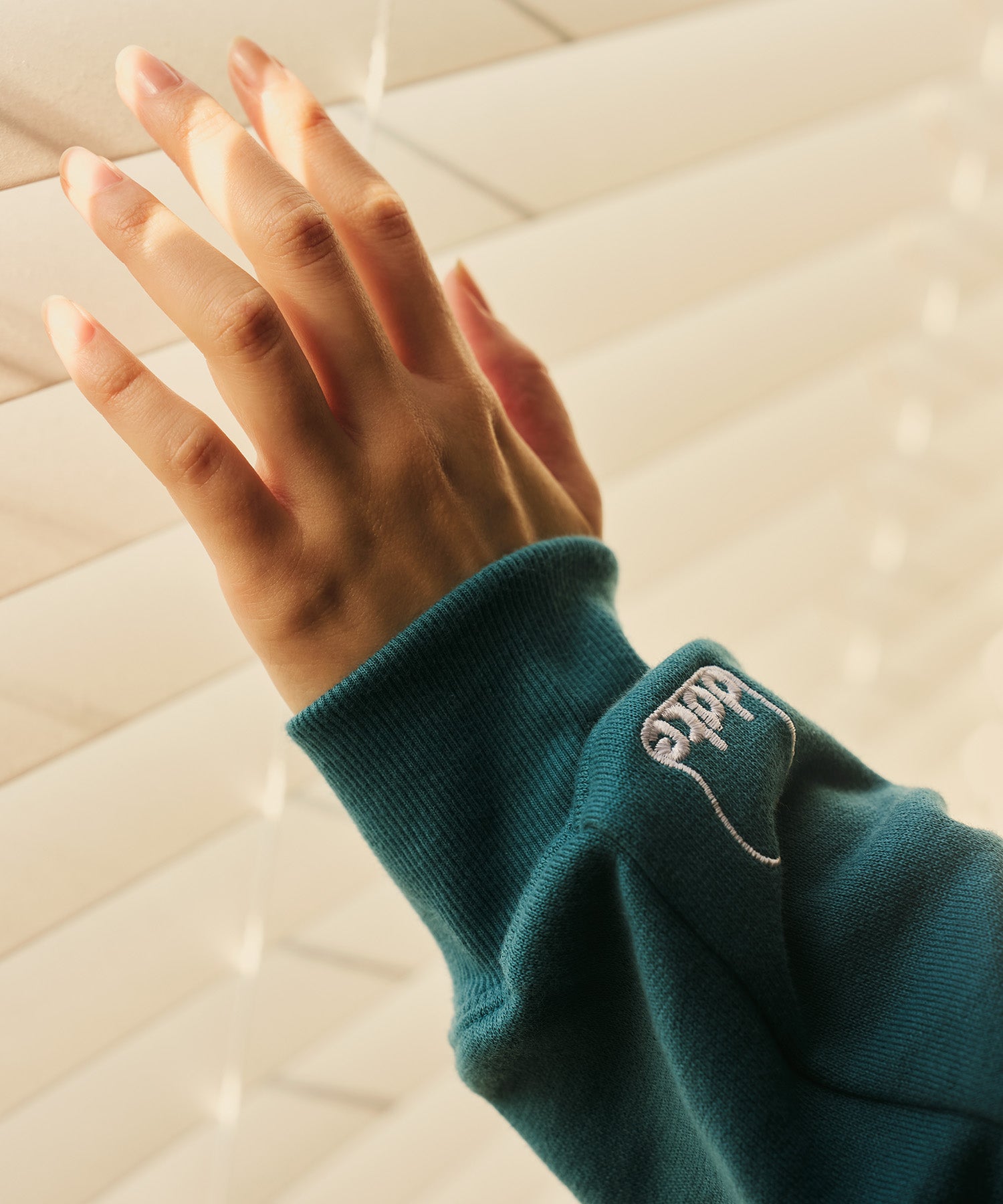 スウェット プルオーバー（ピーコックグリーン）