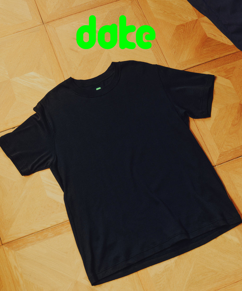 ストレッチ ベーシックTシャツ(半袖)ブラック