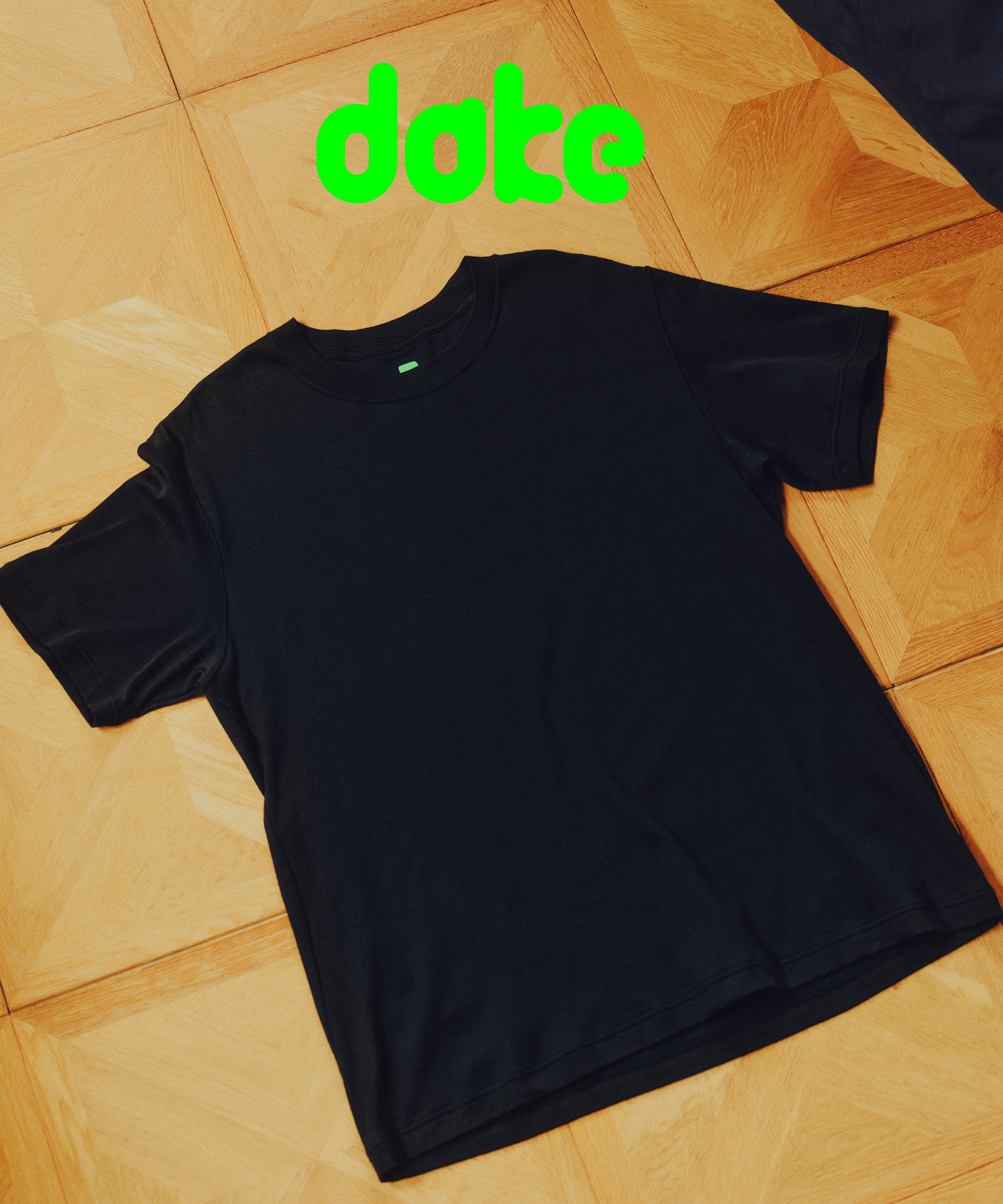ストレッチ ベーシックTシャツ(半袖)ブラック
